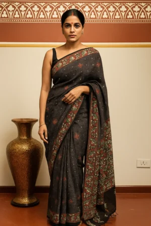 Kaarigar pure mulberry silk saree by kaarigar