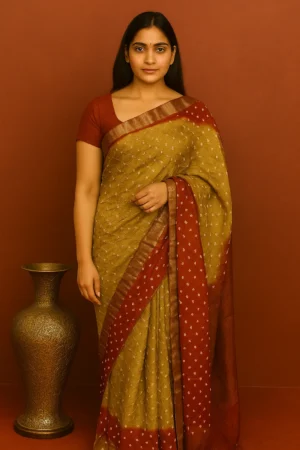 Kaarigar Natural Silk saree by kaarigar