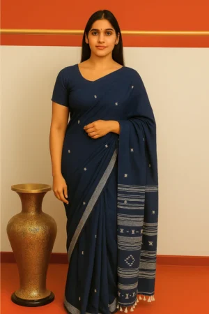 Kaarigar Kala cotton bhujodi saree by Kaarigar