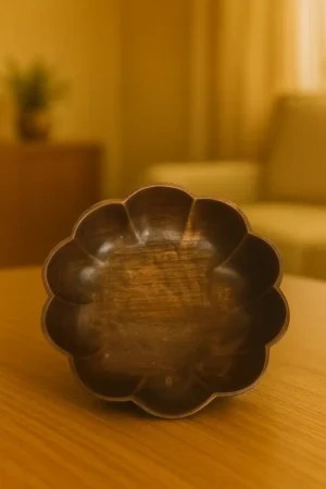 buy walnut wood for dry fruits by kaarigar made by skilled artisans / karigar / karagiri
